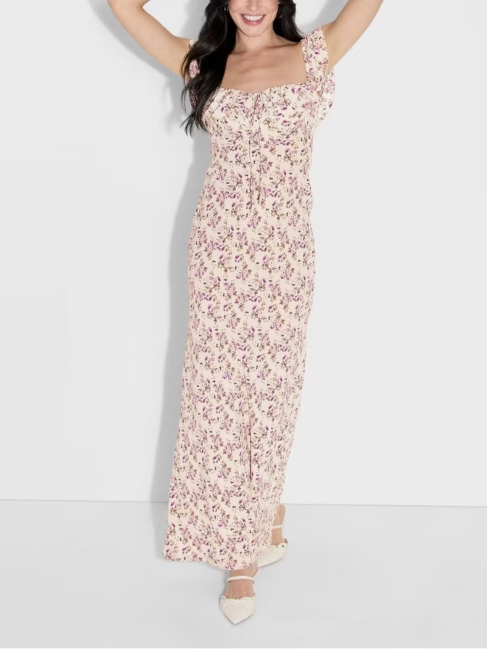 Wild Fable - Women's Flounce Sleeve Maxi Empire Waist Dress Size XXL